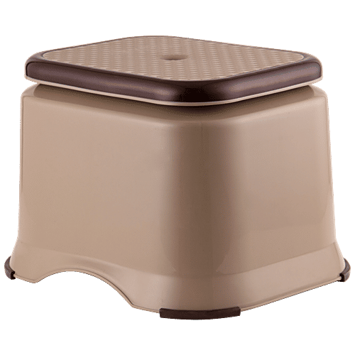 Polyset Stool - Armour 10 Ultra, Sandy Brown, Durable & Sturdy, 1 pc  