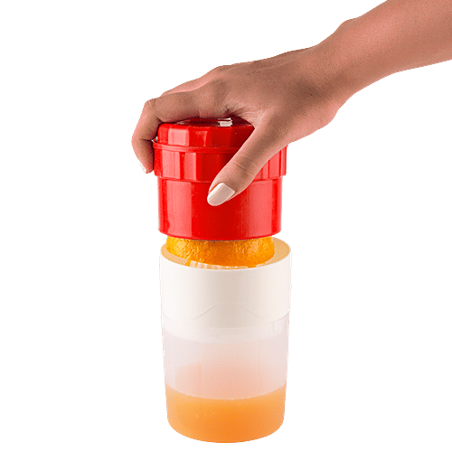 Polyset Portable Crush Juicer - Red, Perfect For Outdoor & Kitchen Use, 1 pc  