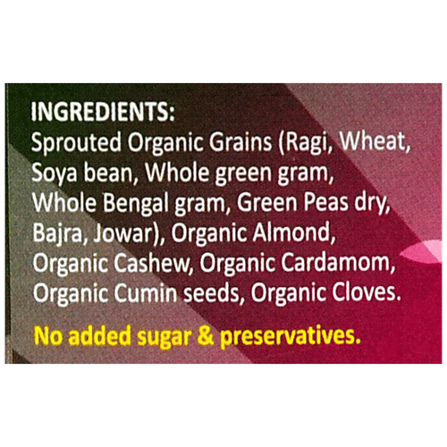 Arya Organic Ragi Malt - Rich In Calcium, Vitamins, Minerals, 400 g  