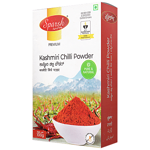 Buy Sparsh Premium Kashmiri Chilli Powder Has AntiInflammatory