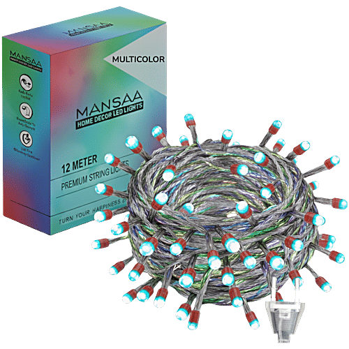 Mansaa Pixel LED Lights - With 8 Modes, Multicolour Automatic Blinking, 10 M, For Home Decor, 1 pc  Festive, Christmas