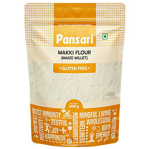 PANSARI Makki Flour - Maize Millet, Gluten-free, 500 g