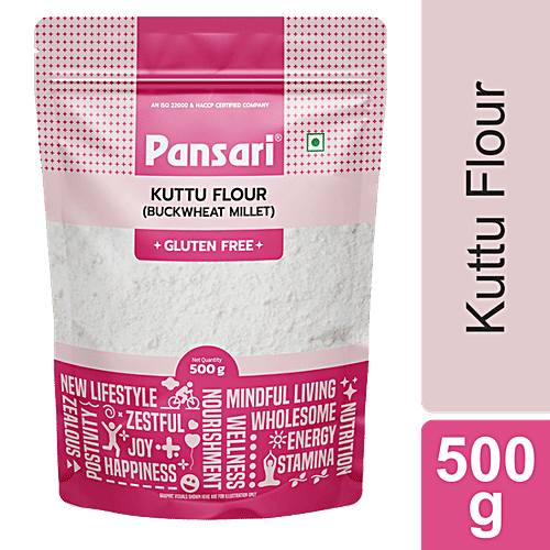 Buy PANSARI Kuttu Flour Buckwheat Millet, Glutenfree Online at Best