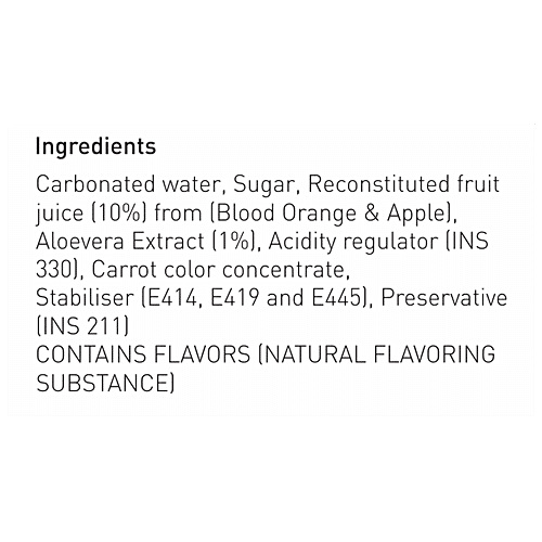 Axiom Alo Frut - Blood Orange Mojito, Brewed Naturally, No Artificial Flavours, 250 ml Tin 