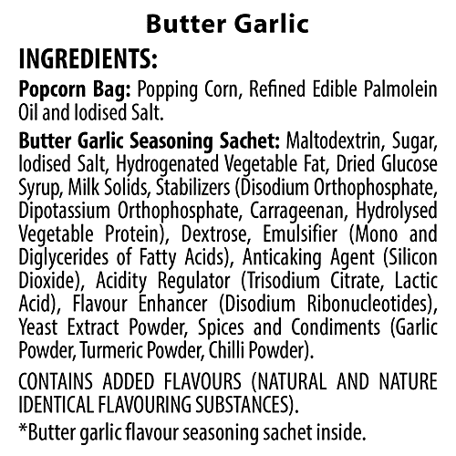 ACT II Instant Popcorn - Butter Garlic Flavour, Snacks, 60 g Pouch 