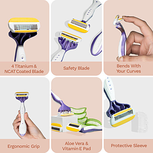 Furr By Pee Safe Body Shaving Razor, 1 pc  