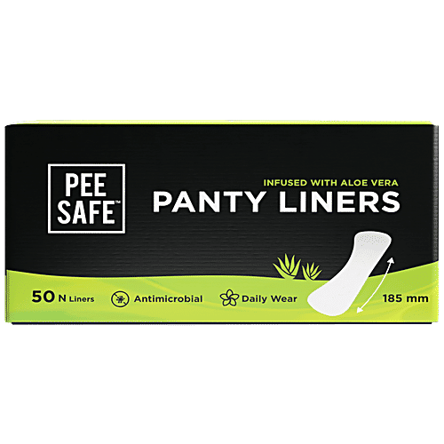 Buy Pee Safe Panty Liners Infused With Aloe Vera, Antimicrobial