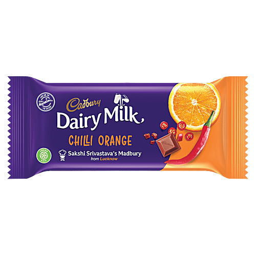 Buy Cadbury Dairy Milk Chilli Orange Madbury Chocolate Bar Online at