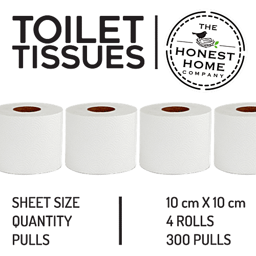 Buy THE HONEST HOME COMPANY Toilet Tissue Roll 4 In 1, Super Soft