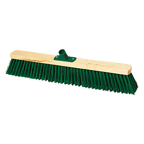 Buy YORK Wooden Outdoor Scrubbing Brush With Handle, 60 Cm Online at