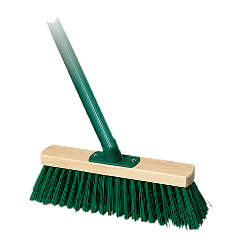 Buy YORK Wooden Outdoor Scrubbing Brush With Handle, 30 cm Online at