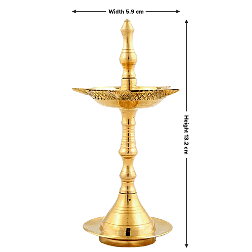 Shubhkart Nitya Brass Kerala Samai, 1 pc  