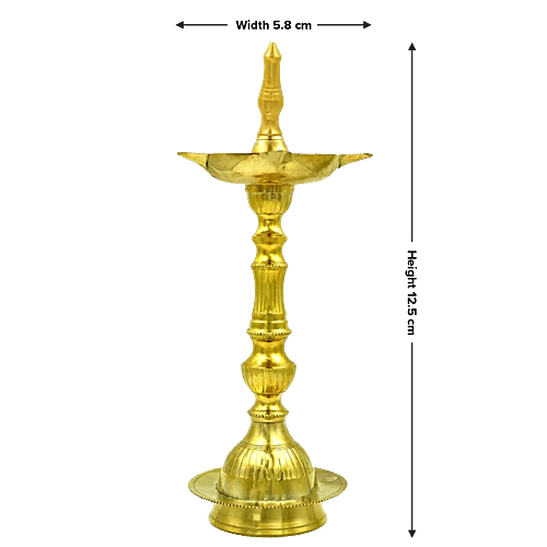 Shubhkart Nitya Brass Venkatesaya Danakashi Kerala Samai - 30 cm, 1 pc  