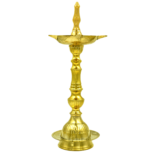 Shubhkart Nitya Brass Venkatesaya Danakashi Kerala Samai - 30 cm, 1 pc  