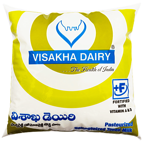 Buy Visakha Milk Pasteurised Homogenised Toned Milk Online at Best
