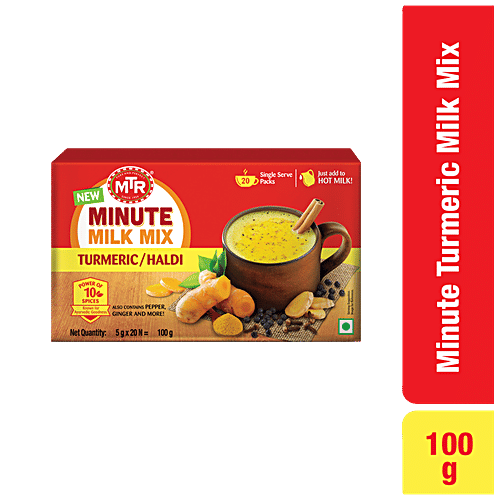 MTR Minute Turmeric Milk Mix, 100 g (5 g x 20 each) 