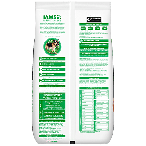 Buy IAMS Dry Dog Food Proactive Health, Adult 1.5+ Years German