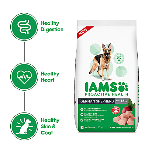 Buy IAMS Dry Dog Food Proactive Health, Adult 1.5+ Years German