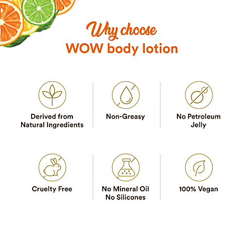 Buy Wow Skin Science Vitamin C Body Lotion Moisturising & Soothing Care, No Mineral Oil