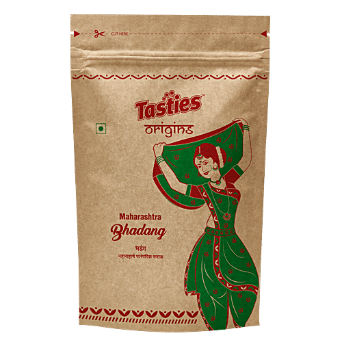 Tasties Origins Kolhapuri Bhadang, Puffed Rice, 100 g Spicy 