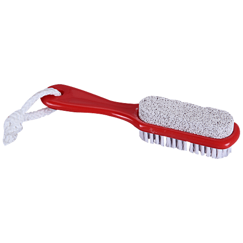 Gubb 2 In 1 Foot Brush With Pumice Stone - For Feet Exfoliation, 1 pc  