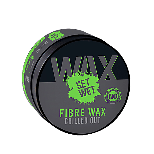 Set Wet Styling Fibre Hair Wax - Strong Hold, Natural Finish, 60 g  