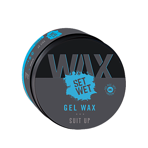 Set Wet Hair Wax - Pomade, Perfect Slick & Shiny Wet Look, Strong Hold, 60 g  
