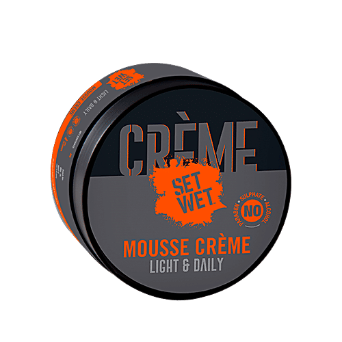 Buy Set Wet Hair Mousse Creme With Argan Oil & Anti Dandruff Formula