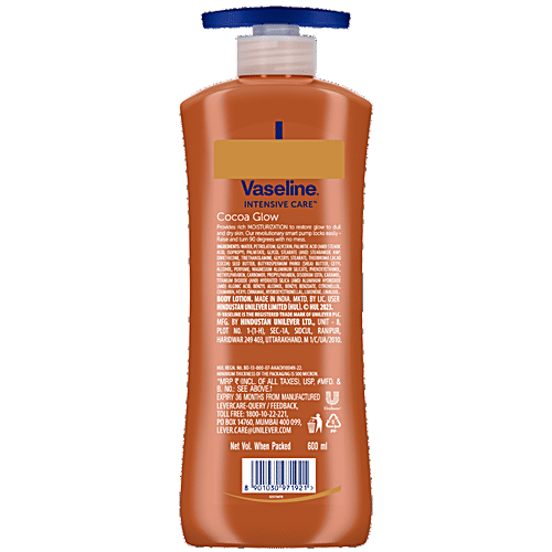 Vaseline Cocoa Glow Serum In Lotion - For Dry Skin, 600 ml  