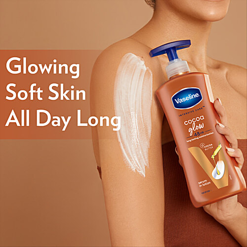 Vaseline Cocoa Glow Serum In Lotion - For Dry Skin, 600 ml  