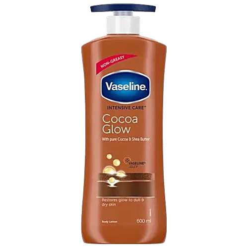 Vaseline Cocoa Glow Serum In Lotion - For Dry Skin, 600 ml  