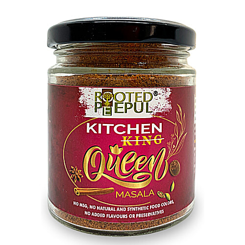 Rooted Peepul Kitchen Queen Masala - No Added Flavours & Preservatives, 75 g