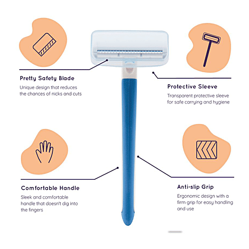 Buy Sanfe Bikini Line Trimming Razor Reusable, No Cuts Or Bumps, For