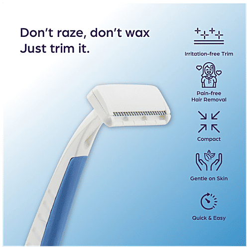Buy Sanfe Bikini Line Trimming Razor Reusable, No Cuts Or Bumps, For