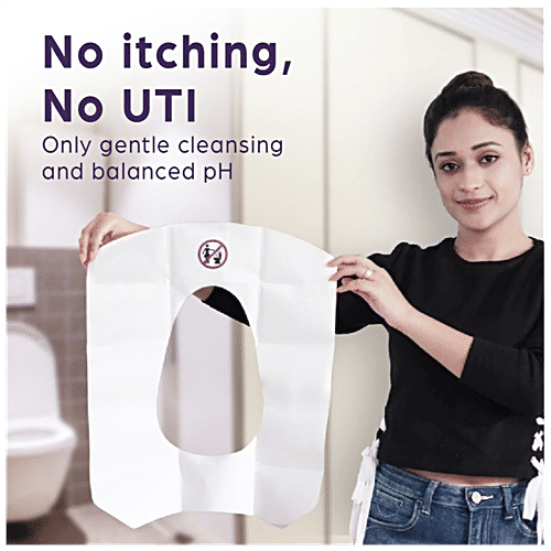 Sanfe Disposable Seat Guard Toilet Paper Cover - Biodegradable, Travel Friendly, Hygenic, 20 pcs  