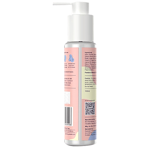 Sanfe Back & Bum Acne Clearing Lotion - With Shea Butter & Peach Extracts For Crusty Skin, 100 ml  