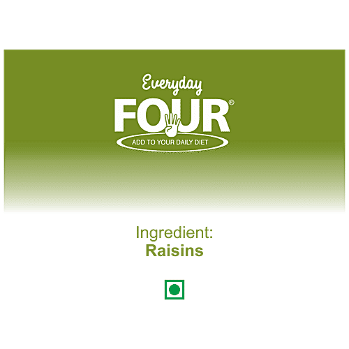 Everyday Four Golden Raisins - Long, Helps In Anaemia, Prevents Cancer, Rich In Dietary Fibre, 200 g  