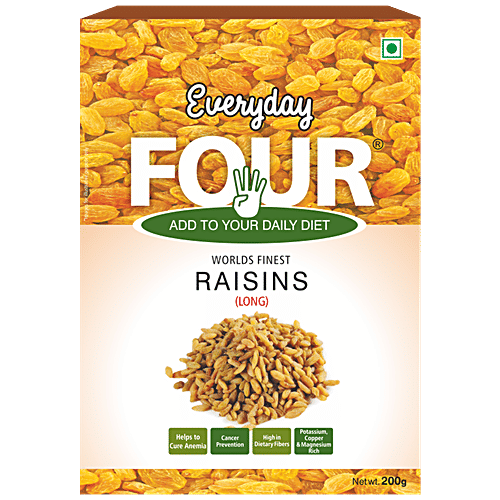 Buy Everyday Four Golden Raisins Long, Helps In Anaemia, Prevents