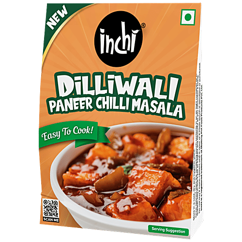 Inchi Dilliwali Paneer Chilli Masala - Easy To Cook, 60 g Pouch