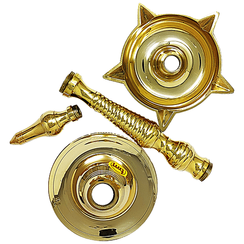 Trm Kerala Fancy Diya Stand - No.7 For Pooja Use, 1 pc  