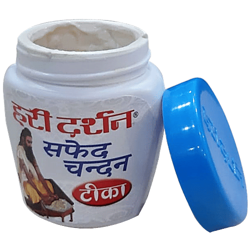 Hari Darshan Chandan Tika - White, 40 g  Mehke Mann, Hoke Prasann
 Relieves Headache