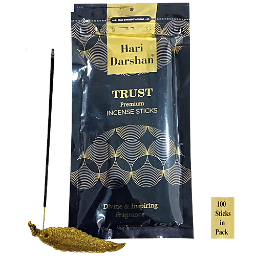 Hari Darshan Trust Premium Agarbatti Sticks, 100 pcs Divine & Inspiring
100 Fragrance Sticks in Pack