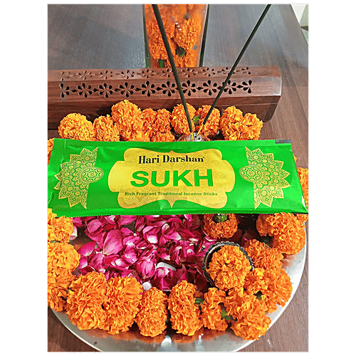 Hari Darshan Sukh Agarbatti Sticks, 25 pcs  Hari Darshan SUKH
 Rich Fragrant Traditional