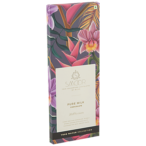 Smoor True Mayan Collection - Pure Milk Chocolate, 33.6% Cocoa, 100 g
