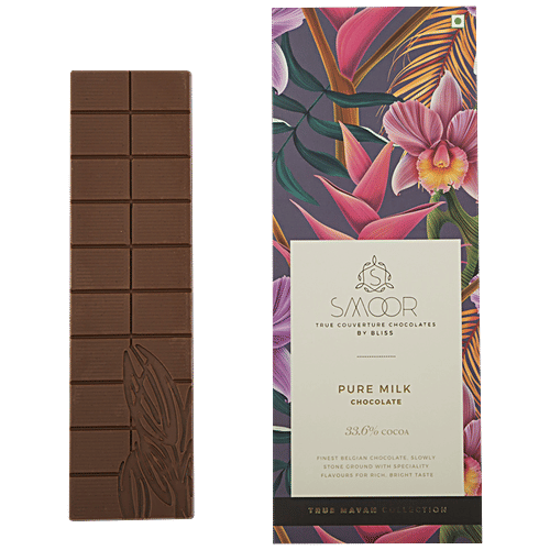Smoor True Mayan Collection - Pure Milk Chocolate, 33.6% Cocoa, 100 g