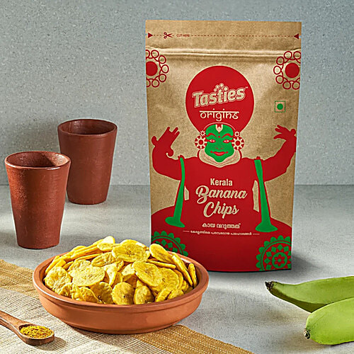 Tasties Origins Kerala Banana Chips, 150 g Namkeen 