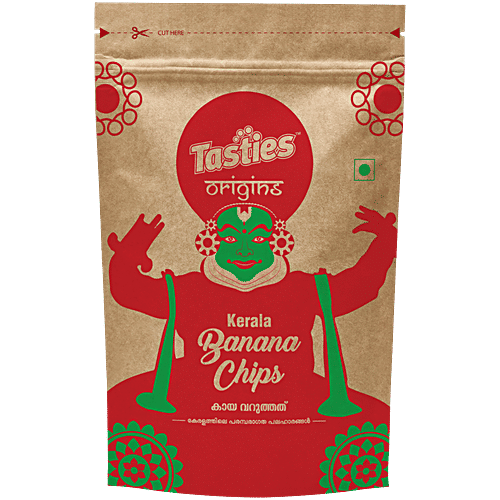 Tasties Origins Kerala Banana Chips, 150 g Namkeen 