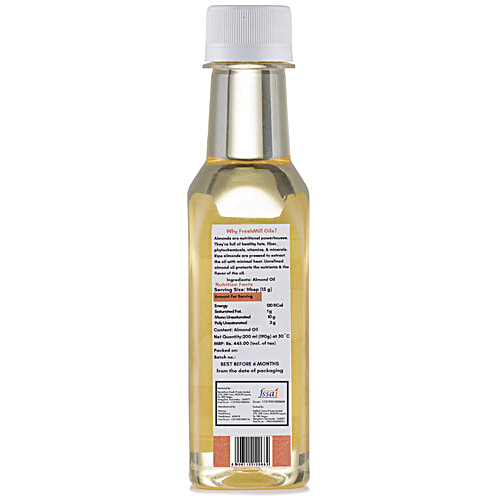 Buy Freshmill Oils Cold Pressed Almond Oil Online at Best Price bigbasket