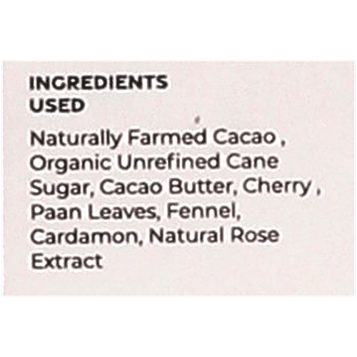 Darkins Artisanal Dark Chocolate - With Banarasi Paan, Vegan & Gluten-Free, 50 g