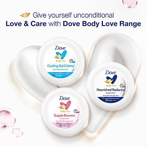 Dove Body Love - Supple Bounce Body Butter, Paraben-Free, 235 g  
